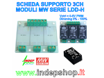 Scheda di supporto per moduli Meanwell LDD-H