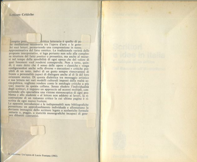 SCRITTORI E IDEE IN ITALIA - ANTOLOGIA DELLA CRITICA – DUE VOLUMI - Foto 3