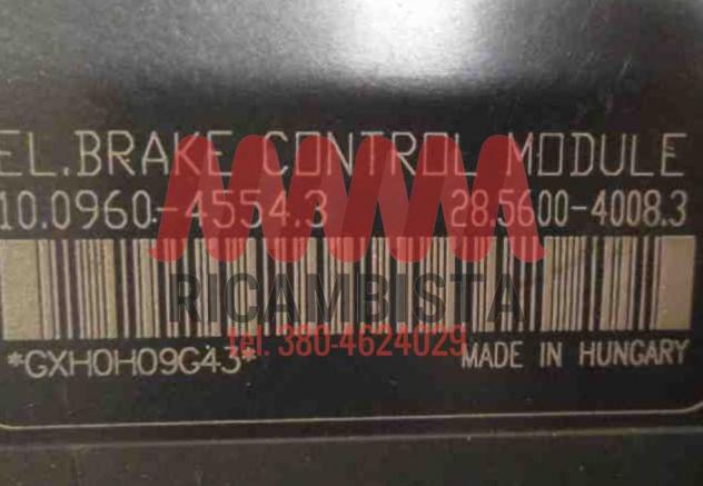 10020604304 Chevrolet Cruze Orlando centralina gruppo pompa ABS