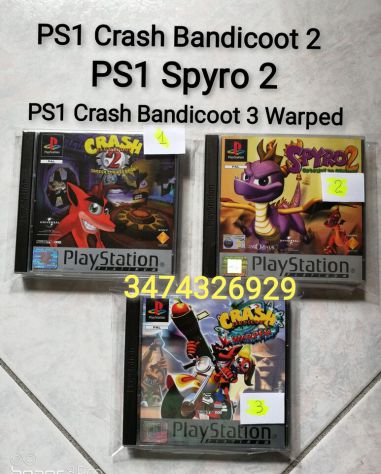 PS1 CRASH BANDICOOT 3 WARPED + DEMO  PAL ITA RARO - Foto 7
