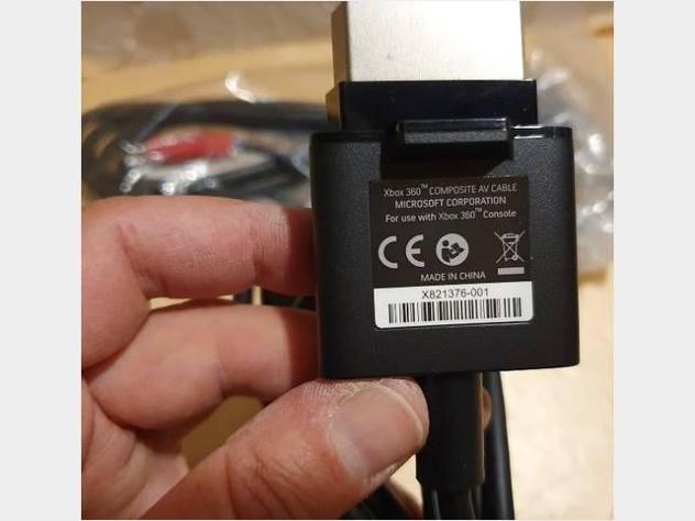 Cavo audio Video Scart per Xbox 360 originale mai usato - Foto 2