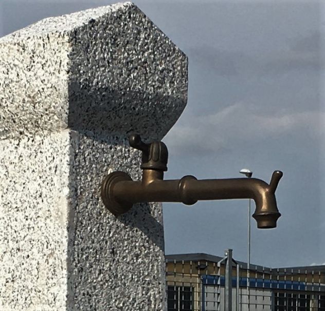 RUBINETTO LUNGO MURO PARETE PER LAVELLO FONTANA - Foto 10