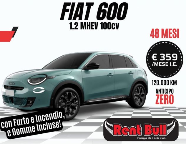 NOLEGGIO A LUNGO TERMINE FIAT 600
