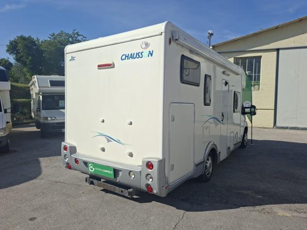 CAMPER CHAUSSON DUCATO SEMINTEGRALE SEMIDINETTE GARAGE BASCULANTE CLIMATIZZATORE FOTOVOLTAICO CAMPEGGIO USATI GENERALI 1635 - Foto 4