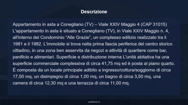 Immobile in asta di 41 m², box auto in vendita a Conegliano - Foto 4