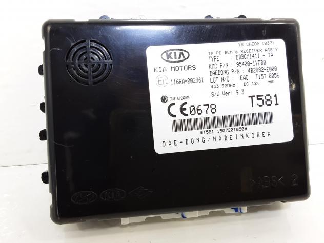 MODULO ELETTRONICO KIA Picanto 3° Serie 954001YFB0 G3LA Benzina 1000 (1116) - Foto 2