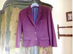 Giacca donna BLUES CLUB rosso bordeau, taglia 44. Made in Italy