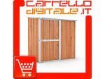 Box in Acciaio Zincato Casetta da Giardino in Lamiera 1.74 x 1.00 m x h1.82 &hellip;