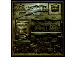 assemblaggio nero della Nevelson Louise (76,5x68x5,5)
