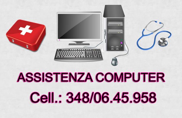 Assistenza informatica al tuo domicilio 7 giorni su 7, 24h su 24h