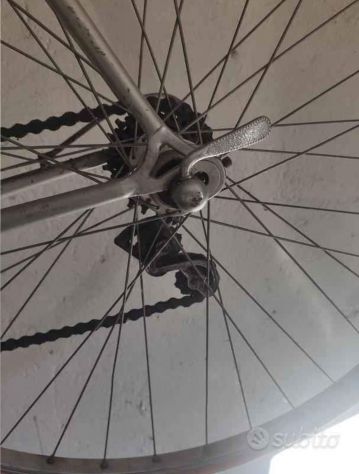 Bicicletta Ganna d'epoca collezionein alluminio - Foto 3