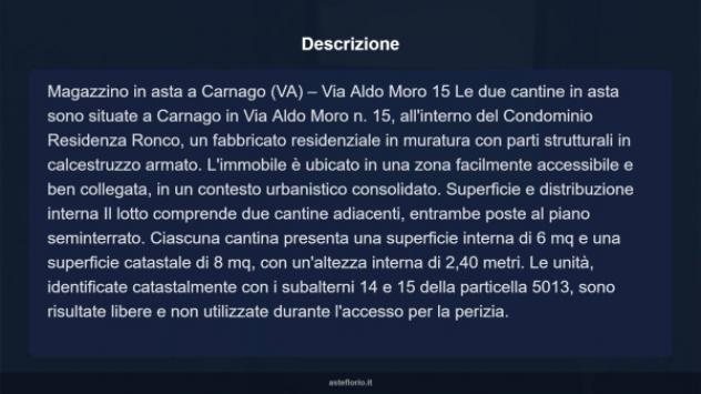Immobile in asta di 16 m² in vendita a Carnago - Foto 8