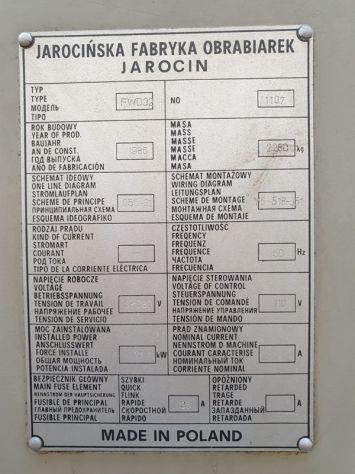 FRESATRICE UNIVERSALE JAFO MOD. FWD-32 - Foto 4