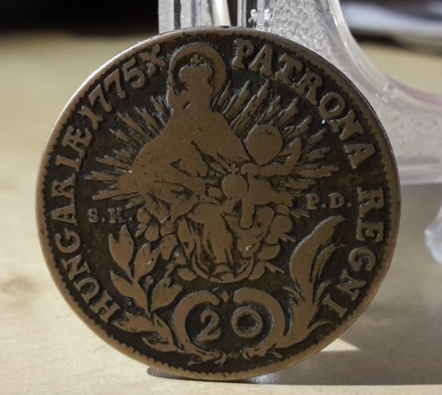 UNGHERIA, 20 KRAJZCAR 1775, Patrona del regno dell'Ungheria. - Foto 3