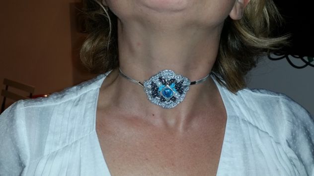 BRACCIALE TRICOT CON CIONDOLO
