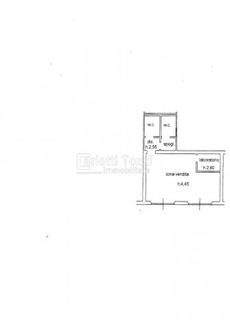 LOCALE COMMERCIALE di 40 mq (GROSSETO - GROSSETO CENTRALE) rif. 03232