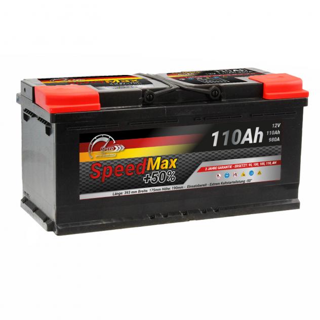 Batteria avviamento auto Speed Max L6 110Ah 980A 12v