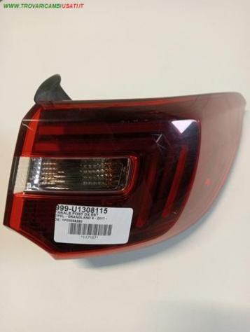 FANALE POST DX EST 999-U1308115 Parti elettriche Fanaleria Fanali Fanale est. post. d OPEL - GRANDLAND X - 2017 -