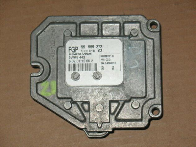 55559272 ECU opel astra zafira 1.8 z18xe 55559272 5wk9443 6020112002 - Foto 3