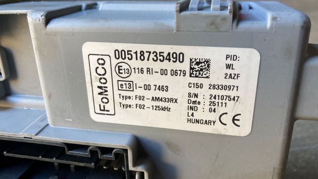 Body computer Ford Ka 1.2 benzina del 2012 (00518735490) - Foto 3
