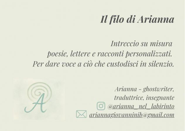 Ghostwriter - poesie, lettere, racconti