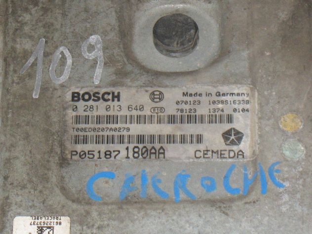 0281013640 ECU JEEP GRAND CHEROKEE 3.0 EDC16CP31 0281013640 P05187180AA - Foto 2