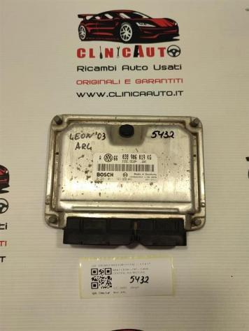 CENTRALINA MOTORE SEAT Leon 1° Serie 038906019KG 0281011193 ARL diesel 1896 (9905)
