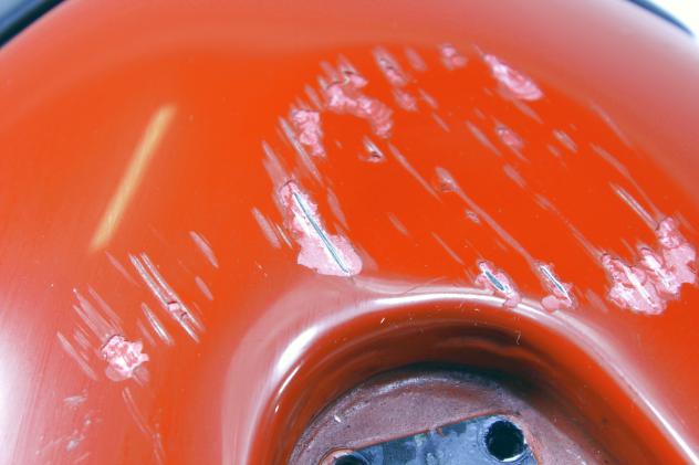 SERBATOIO CARBURANTE DUCATI 749 S 2003 - 2007 58610531AA FUEL TANK AMMACCATO CON GRAFFI - Foto 4