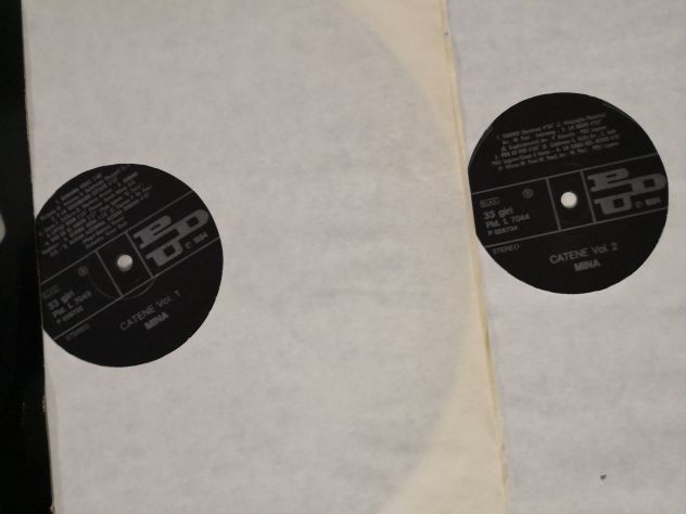 Disco Vinile Lp 33 giri di Mina - "Catene", doppio album originale del 1984. - Foto 2