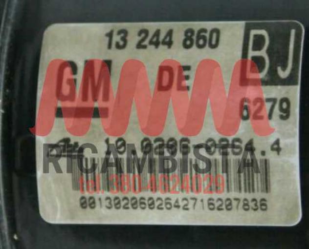 13244860 Opel Zafira centralina gruppo pompa ABS