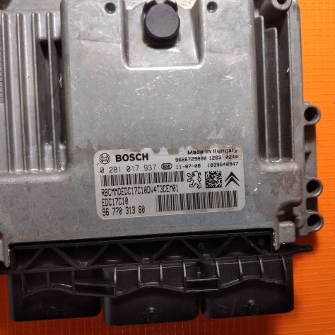 centralina motore BOSCH 0281017937 peugeot 206 1.4 HDI ANNO 2012 - Foto 7