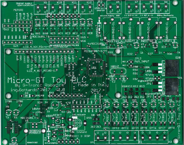Micro-GT mini scheda programmazione PIC 16F876A - Foto 10