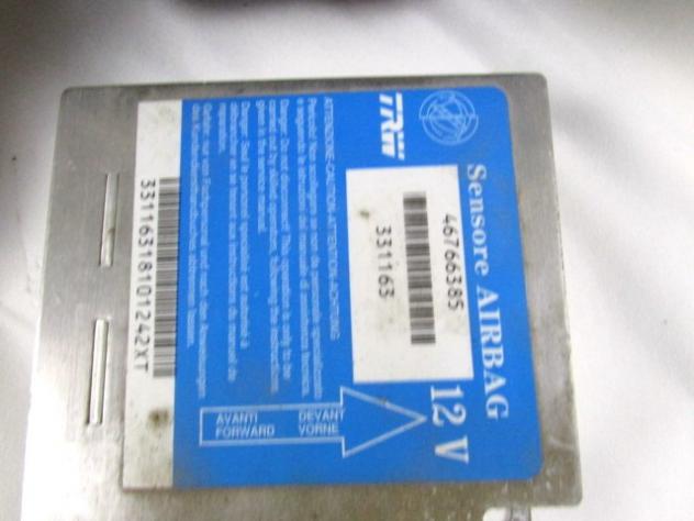 46766385 KIT AIRBAG FIAT PUNTO 1.2 B 44KW 5M 5P (2000) RICAMBIO USATO 735278157 7352730890 - Foto 2
