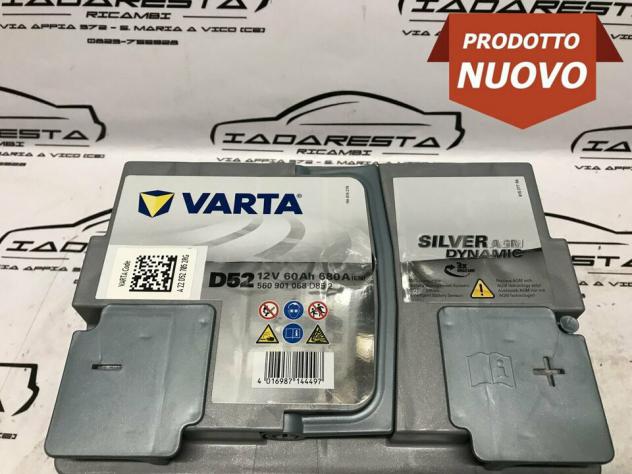 Batteria Varta Silver Dynamic 12v - 680A 500 Abarth 560901068 - Foto 2