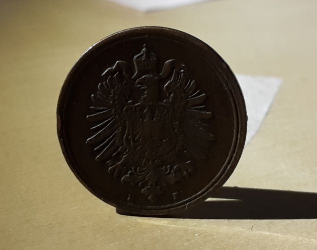 GERMANIA, 1 pfennig 1889. - Foto 7