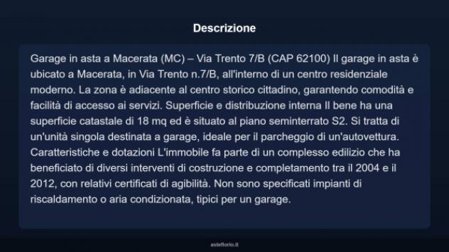 Immobile in asta di 18 m² in vendita a Macerata - Foto 4