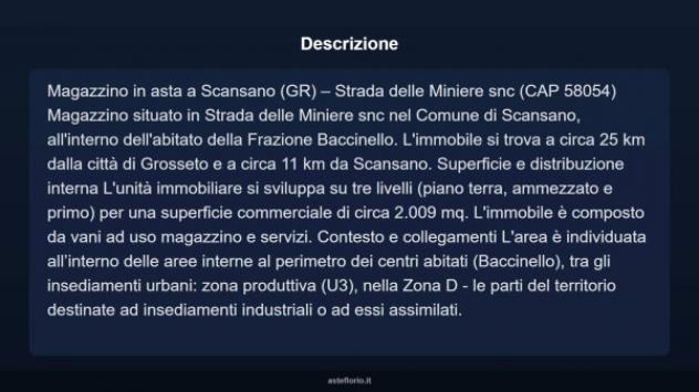 Immobile in asta di 2061 m² in vendita a Scansano - Foto 9