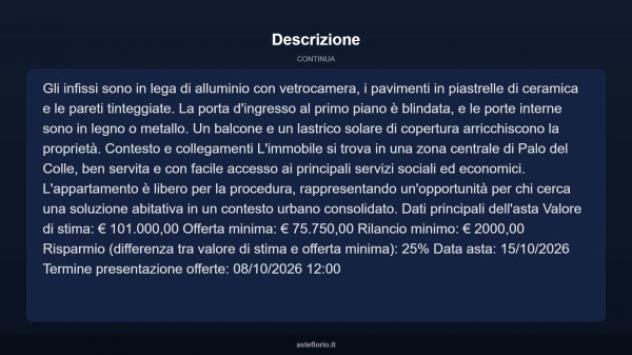 Immobile in asta di 92 m² in vendita a Palo del Colle - Foto 18