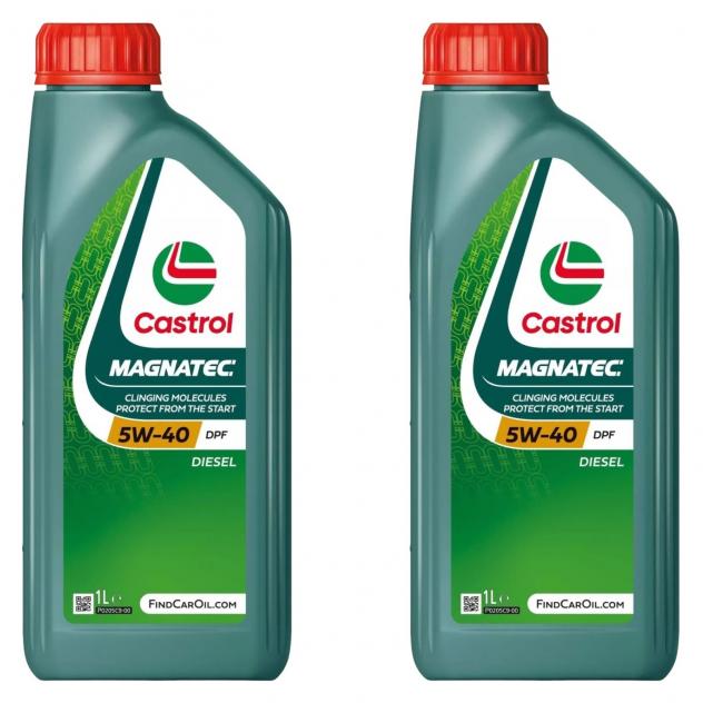 2 Litri Castrol Magnatec 5W40 DPF Protezione immediata per il tuo motore