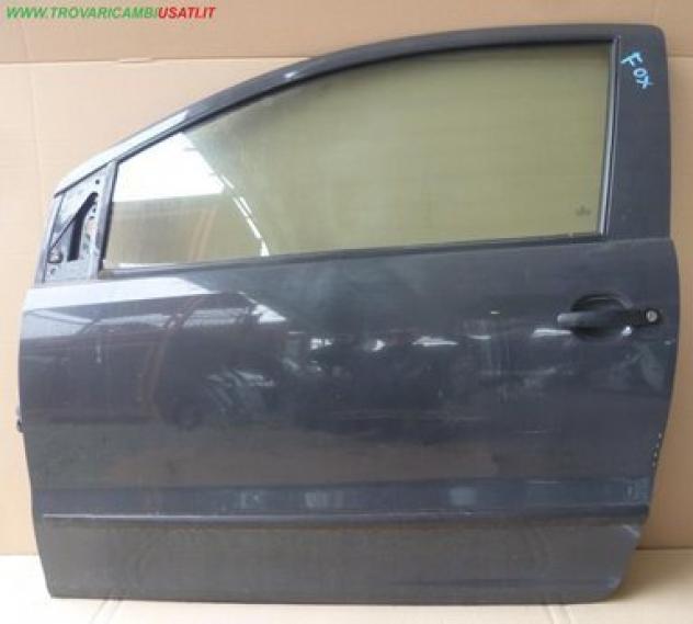 PORTA S. GRIGIO TOPO C/ALZ. E SERR. (Pic.Sgn - Ond.) 999-U63966 Carrozzeria  Lamierati esterni  Porte  Porta ant. sx. VOLKSWAGEN - FOX - 01-04-2005 -