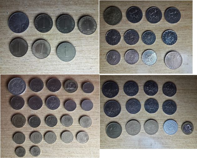Lotto di Banconote Italiane e Monete Europee. - Foto 7