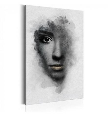 Quadro Ragazza Nascosta Nella Nebbia - ARREDALACASA