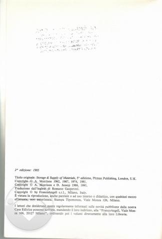 MAGAZZINAGGIO E APPROVVIGIONAMENTO DEI MATERIALI - Foto 3