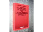 ELEMENTI DI DIRITTO E DI LEGISLAZIONE SOCIALE
