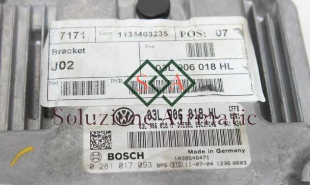 Seat Alhambra centralina motore Bosch 03L906018HL - Foto 2