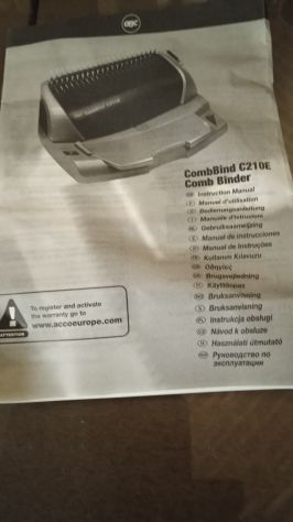 rilegatrice elettronica automatica, a spirali plastiche - Foto 2
