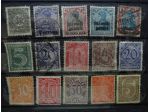 GERMANIA 1920-1921 Lotto di 45 francobolli