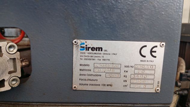 SIREM S40 Pressa rotativa ad iniezione stampaggio Tacchi (2006) - Foto 6