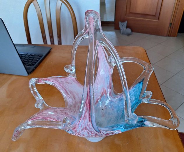 Centrotavola in vetro di Murano