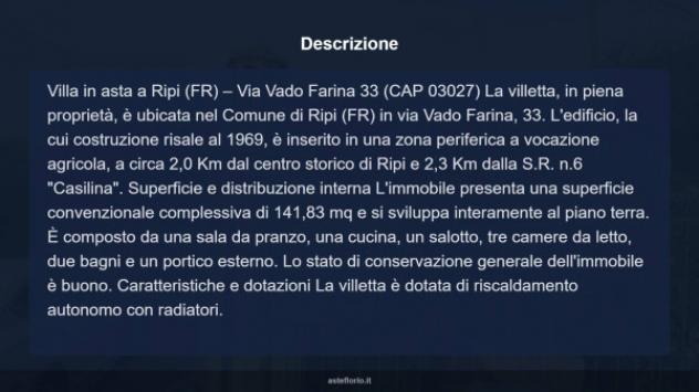 Immobile in asta di 141 m² con più di 5 locali in vendita a Ripi - Foto 15